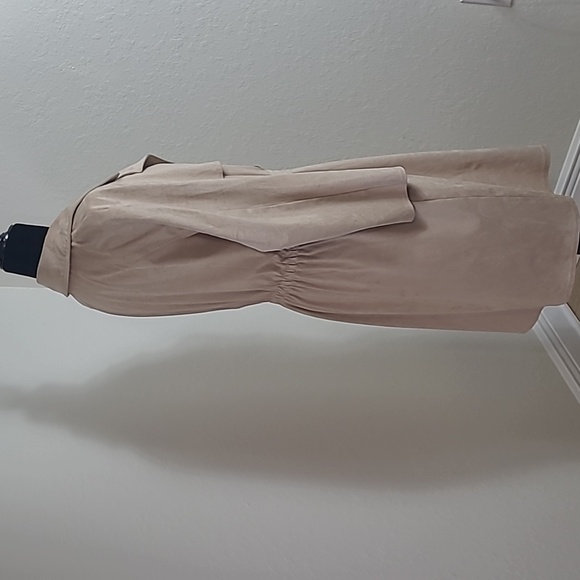 Zara Elegant Tan Trench Coat Size M - Picture 3 of 8